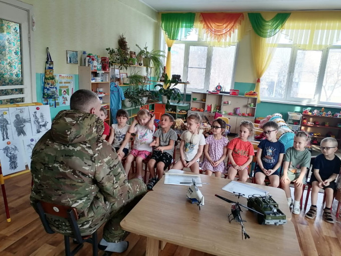 Встреча с участником СВО Встреча с участником СВО.